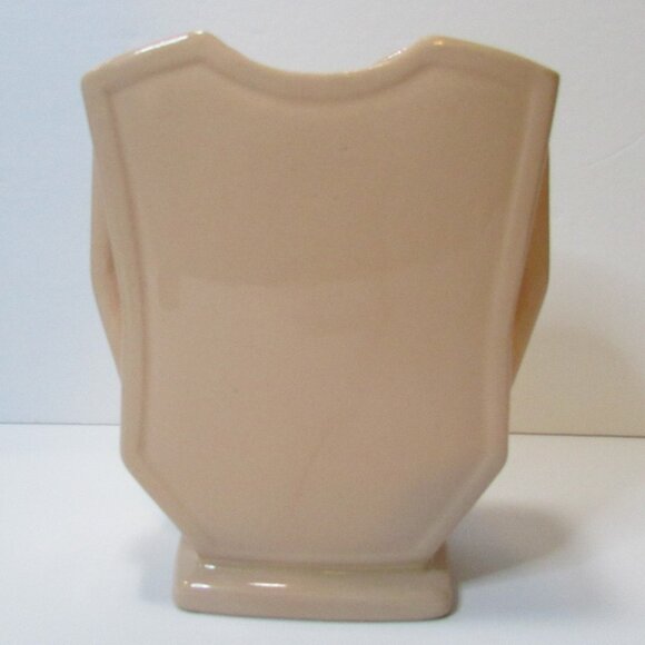 vintage pink floral Hull Art Rosella pottery vase USA r-6 6 1/2" tall - Picture 4 of 8